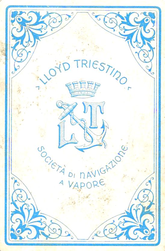 Lloyd-Triestino playing card